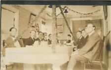 C-1910 Family gathering Dinner celebration RPPC Photo Postcard 1593 picture