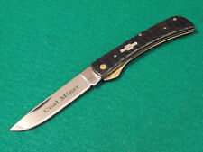 ROUGH RYDER RR760 The Coal Miner Black jigged bone lockback knife 4 5/8