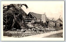 Postcard All Saints Epispogal Church - 1933 Storm - San Benito Texas picture