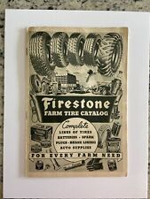 Vintage Original 1936 FIRESTONE TIRE CATALOG AUTO FARM TOOLS OIL PARTS SUPPLY picture