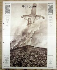 1916 newspaper Large WW I propaganda display poster WOMEN PAY THE PRICE for WAR picture