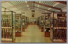 Douglas WY Pioneer Museum Main Floor View Display Cases c1964 Chrome Postcard picture