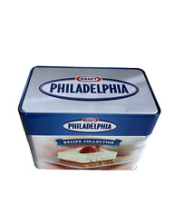 Kraft Philadelphia Cream Cheese Tin Box with Recipe Card Collection picture