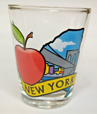 New York Shotglass Big Apple Brooklyn Bridge Broadway Central Park 5th Ave Times picture