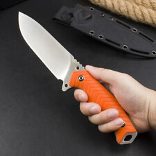 10''New CNC DC53 Steel 5MM Blade G10 Handle Survival Hunting Tactics Knife VTH76 picture