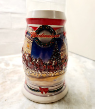 Vintage 2001 Budweiser Beer Stein Holiday At The Capitol picture
