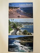 VINTAGE 3 Large Postcards Laguna Beach, California David Allen Card Collection picture