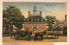Vintage Postcard-The Governor’s Palace and Gardens Williamsburg , Va picture