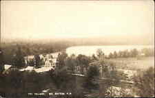 North Sutton New Hampshire NH Village Real Photo c1910 Vintage Postcard picture