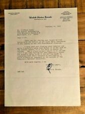 SIGNED Letter to Clifford Evans from Edward W. Brooke (US Senator, Mass) - 1972 picture