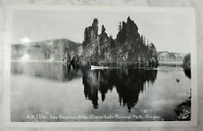 Postcard RPPC The Phantom Ship Crater Lake National Park, Oregon picture