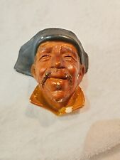 Vtg Bossons Mounted Wall Head 1961 Sardinian Chalkware  picture