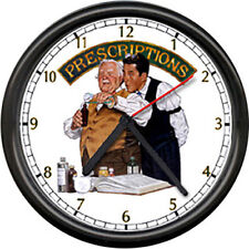 Drug Store Pharmacy Pharmacist Retro Sign Wall Clock picture