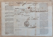 ANTIQUE 1862 CHINA CHINESE SLAVES MATANZAS CUBA CONTRACT DOCUMENT SIGNED picture
