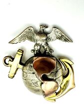 M1912 USMC Dress EGA Pin Back Tiffany Style Rare Marine Corps WW1 picture