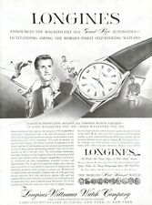 1958 Longines Watch Vintage Print The Magnificent 1959 Grand Prize Automatics  picture