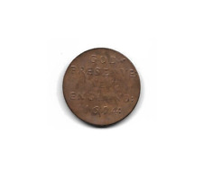 1694 REPLICA USA NEW ENGLAND HALF CENT - COLONIAL PENNY - COPY - REPRODUCTION picture