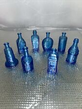 Vintage Wheaton Miniatures , 32 Bottles  12 Yellow, 8 Blue, 12 Green picture