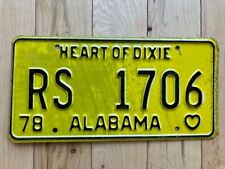 1978 Alabama Rescue Squad License Plate picture