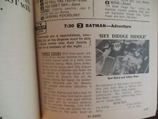 Jan-1966 TV Guide(BATMAN  DEBUT/ADAM WEST/LOLA ALBRIGHT/PETER FALK/MAGGIE PIERCE picture