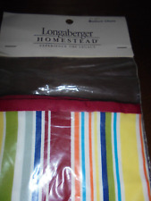 Longaberger Homestead Medium Chore or 1988 Easter Basket Sunny Day Stripe Liner picture