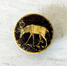 Antique Victorian Stag Horn Pill Or Snuff Box picture