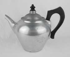 Monarcast Cleveland OH Vintage Cast Aluminum Teapot with Chain Infuser Strainer picture