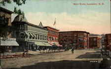 Lancaster New Hampshire NH Main St. Street Scene 1900s-10s Postcard picture
