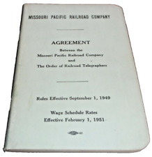 FEBRUARY 1951 MISSOURI PACIFIC EMPLOYEE AGREEMENTS WITH TELEGRAPHERS picture