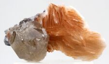 CERUSSITE BARITE Crystal Cluster Mineral Specimen Matrix MOROCCO picture