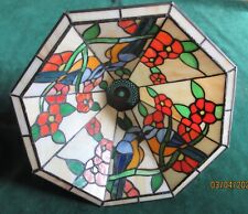 Lovely Octagonal Stained Glass Lamp Shade 14