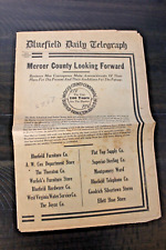 Bluefield Daily Telegraph Aug. 12 1937 West Virginia Advertisements Newspaper picture