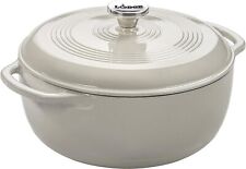 6 Quart Enameled Cast Iron Dutch Oven with Lid – Dual Handles – Oven Safe picture
