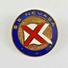S.S Nevasa Troop Ship Enamel Pin Badge - Built 1955 River Clyde - Educational - picture