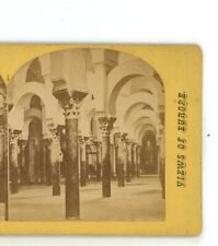 Interior of Cathedral Cordova Spain Stereoview picture