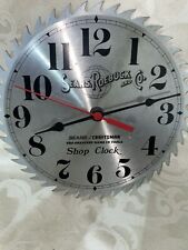 Vtg Sears Roebuck Craftsman Shop Wall Clock Circular Heavy Working picture