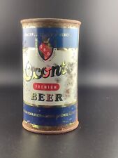 VINTAGE OCONTO PREMIUM BEER CAN WI BREWERY WISCONSIN FLAT TOP BLUE GOLD picture
