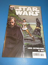 Star Wars #45 Luke and Rey Variant NM Gem Wow picture