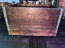 Rare Antique City Bottling Co New Kensington PA Wood Crate 15”x10”x10” picture