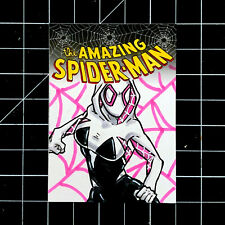 1 of 1 Extremely Rare Amazing Spider-Man Sketch Card of Spider-Gwen Very Hot picture
