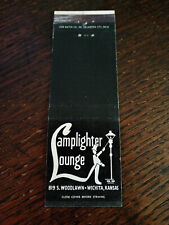 Vintage Matchcover: Lamplighter Lounge, Wichita, KS picture