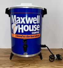 Rare 1980's Maxwell House Brew Coffee Pot Large Dispenser Advertising West Bend picture