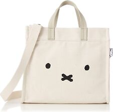 Miffy face 2Way tote bag shoulder M size Dick Bruna Hapitas from JAPAN F/S picture