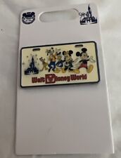 Disney WDW 50th Anniversary Vault Mickey & Friends Fab 5 License Plate Pin NOC picture