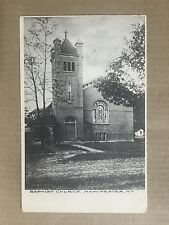Postcard Manchester New York NY Baptist Church c1910 picture