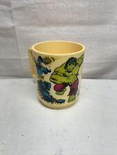 VTG. 1977 Marvel Comics The Incredible Hulk Deka Plastic Cup Mug Broken Handle picture