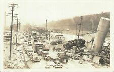 March 17, 1936 Potomac Flood Disaster Wreckage Cumberland Maryland RPPC Postcard picture