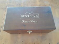 Bentley's Finest Teas Empty Wooden box Pre own Used In Good Condition As Is  picture
