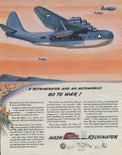 Vought-Sikorsky Flying Boat Nash / Anti Hitler Mussolini Tojo Philco ad 1942 C picture