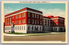 Richland County Court House Columbia South Carolina Street View Linen PC picture